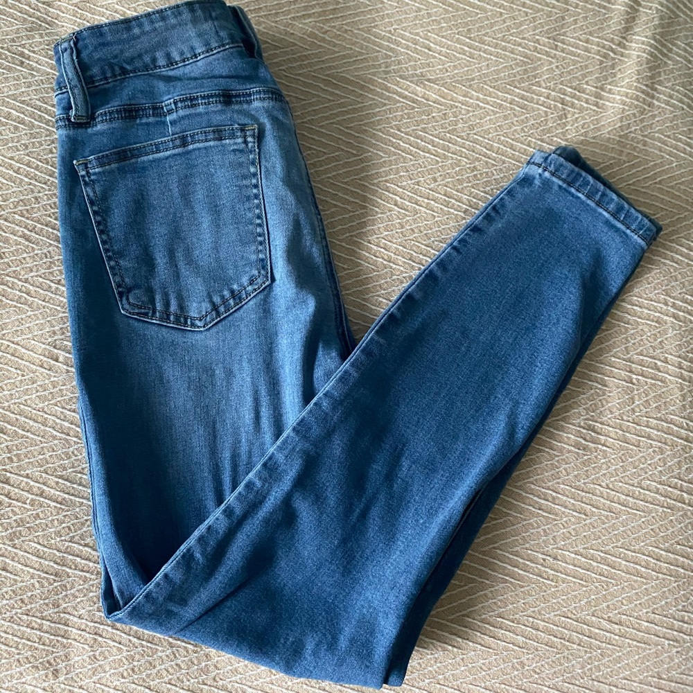 Denim skinny jeans